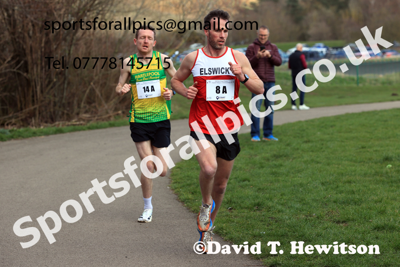 Senior Mens 2026 NECAA Royal Signals Road Relays, Hetton Lyons Country Park, Hetton le Hole. Photo: David T. Hewitson/Sports for All Pics